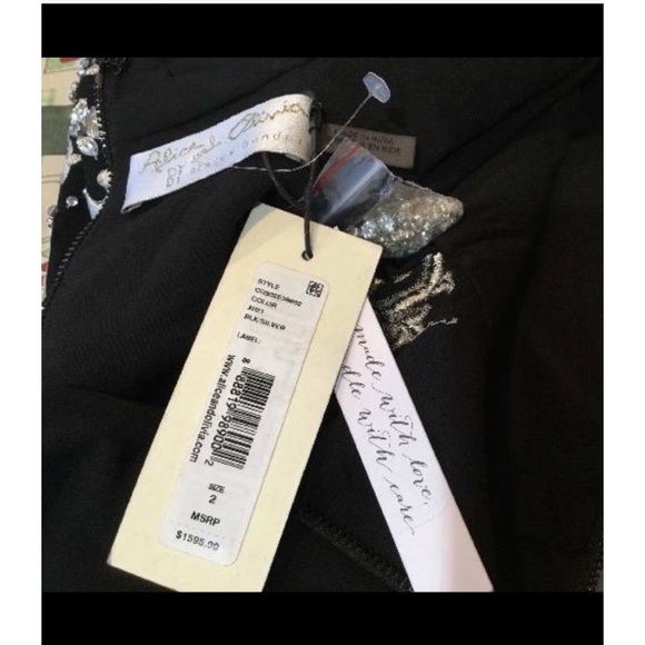 ALICE & OLIVIA CRYSTAL EMBELLISHED JUMPSUIT - Picture 9 of 10